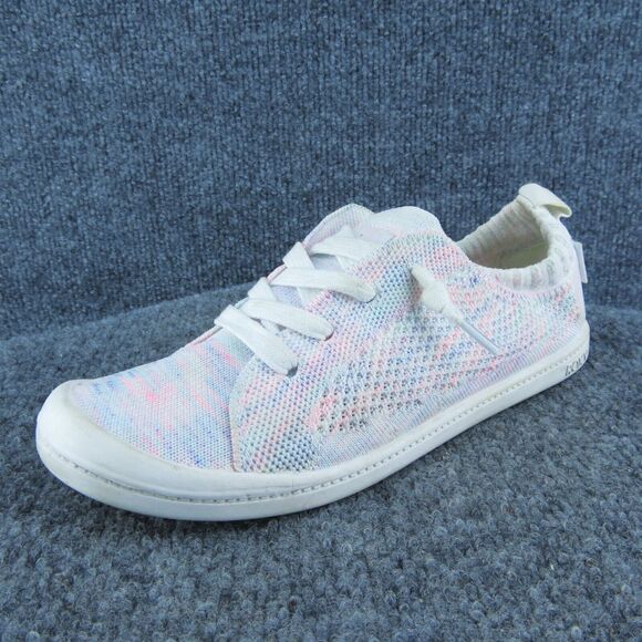 ROXY Women Sneaker Shoes Pink Fabric Slip On Size 4 Medium‎ - Picture 1 of 10